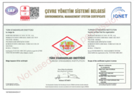 ISO 14001 Environmental Management System Certificate